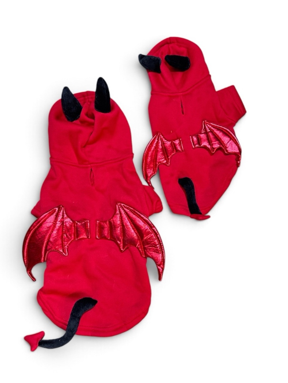 Aldi Finds Small Pet Devil Costume Red Halloween Cat Dog Wings Horns XS & SM